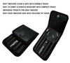 SnoWas - Eyelash Tweezers for Professionals, 4 Pcs Eyelash Tweezers Set Precision Tweezer for grafting Eyelash Extensions, Daily Beauty Tools for Men and Women